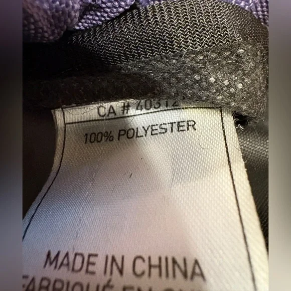 Adidas Purple & Black Drawstring Backpack - Picture 11 of 13